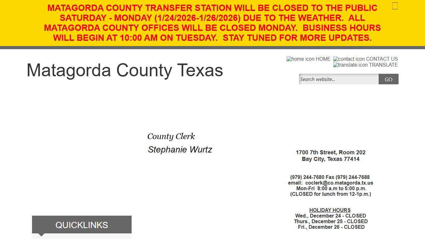 Matagorda County, Texas